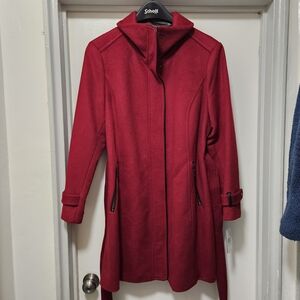 Vince Camuto Women's Red Trench Coat